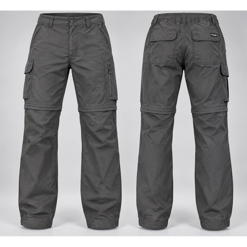 Columbia Silver Ridge Men's 42x30 Convertible Zip Off Hiking Pants black